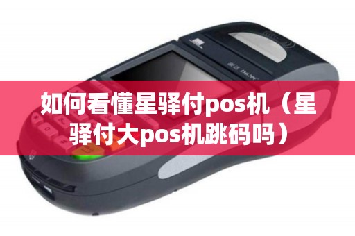 如何看懂星驿付pos机（星驿付大pos机跳码吗）