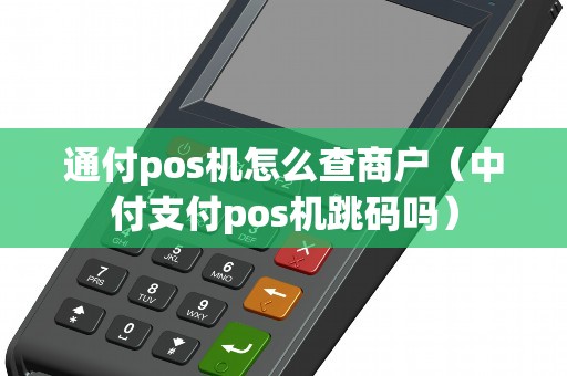 通付pos机怎么查商户（中付支付pos机跳码吗）