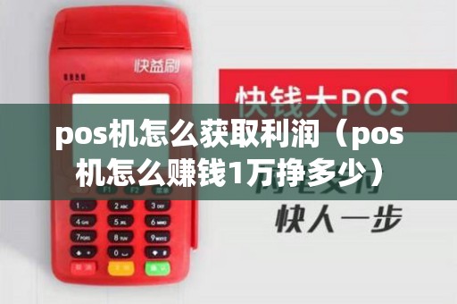 pos机怎么获取利润（pos机怎么赚钱1万挣多少）