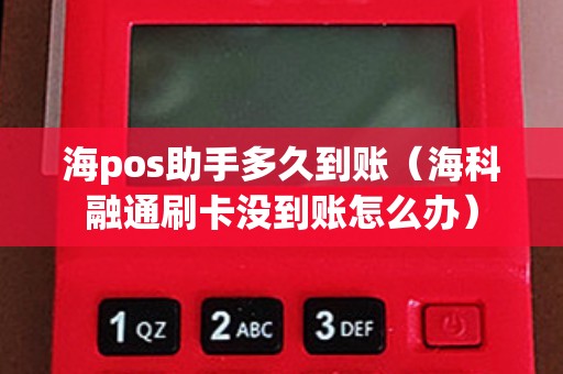 海pos助手多久到账（海科融通刷卡没到账怎么办）