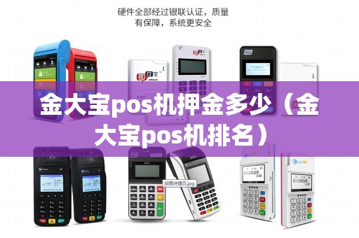 金大宝pos机押金多少（金大宝pos机排名）