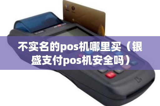 不实名的pos机哪里买(银盛支付pos机安全吗) 不实名的pos机哪里买(银盛支付pos机安全吗)