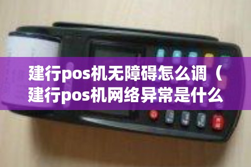 建行pos机无障碍怎么调（建行pos机网络异常是什么原因）