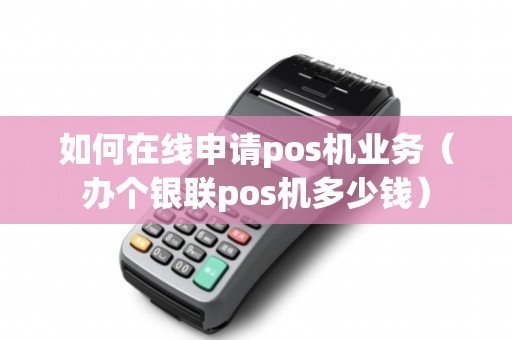 如何在线申请pos机业务（办个银联pos机多少钱）