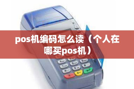 pos机编码怎么读（个人在哪买pos机）