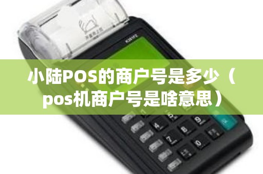 小陆POS的商户号是多少(pos机商户号是啥意思) 小陆POS的商户号是多少(pos机商户号是啥意思)