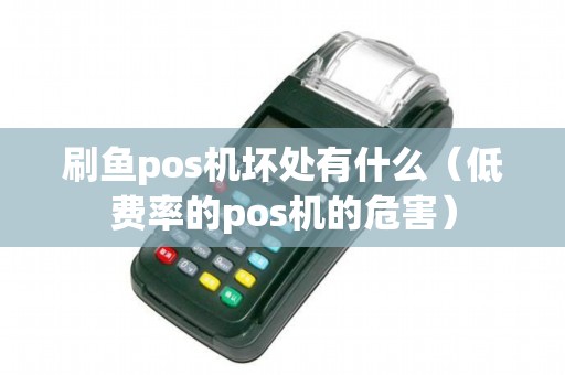 刷鱼pos机坏处有什么（低费率的pos机的危害）