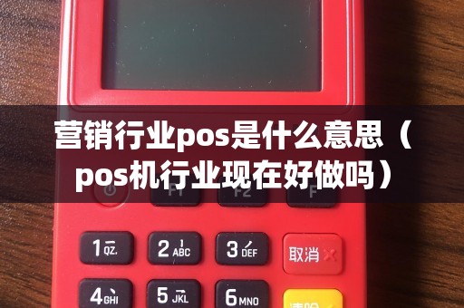 营销行业pos是什么意思（pos机行业现在好做吗）