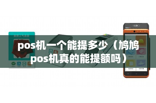 pos机一个能提多少（鸠鸠pos机真的能提额吗）