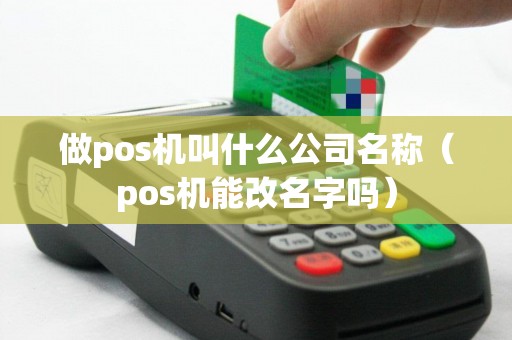 做pos机叫什么公司名称（pos机能改名字吗）