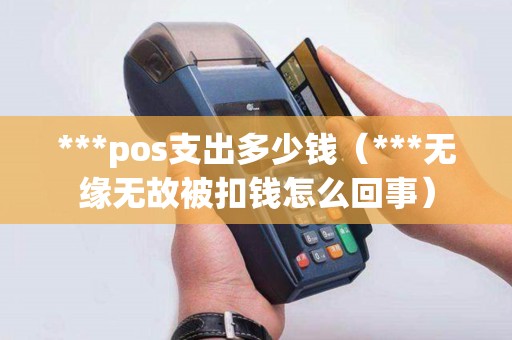 ***pos支出多少钱（***无缘无故被扣钱怎么回事）