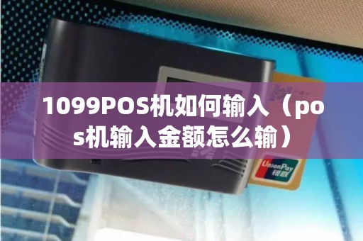 1099POS机如何输入（pos机输入金额怎么输）