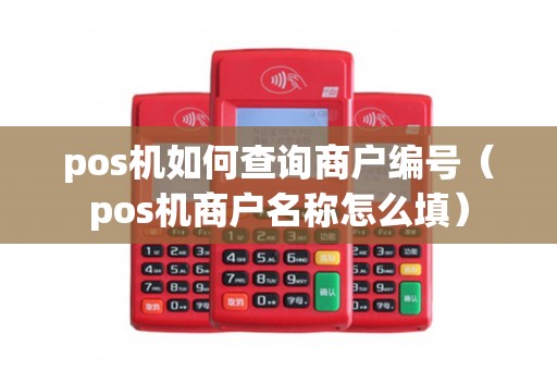 pos机如何查询商户编号（pos机商户名称怎么填）