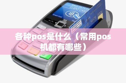 各种pos是什么（常用pos机都有哪些）
