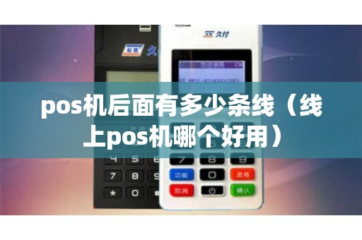 pos机后面有多少条线（线上pos机哪个好用）