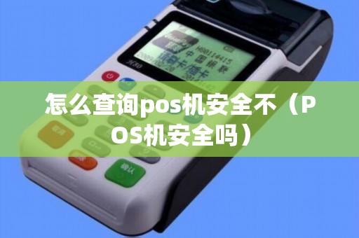 怎么查询pos机安全不（POS机安全吗）
