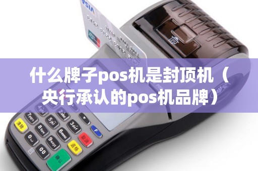什么牌子pos机是封顶机（央行承认的pos机品牌）