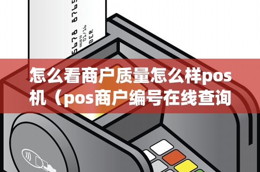 怎么看商户质量怎么样pos机（pos商户编号在线查询）