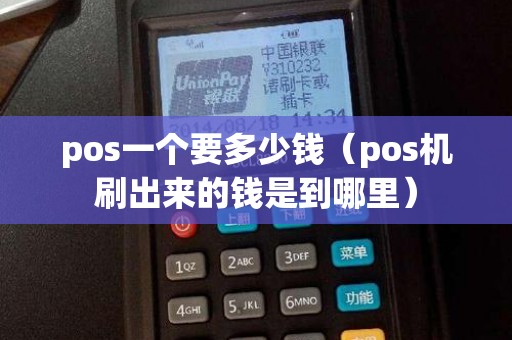 pos一个要多少钱（pos机刷出来的钱是到哪里）