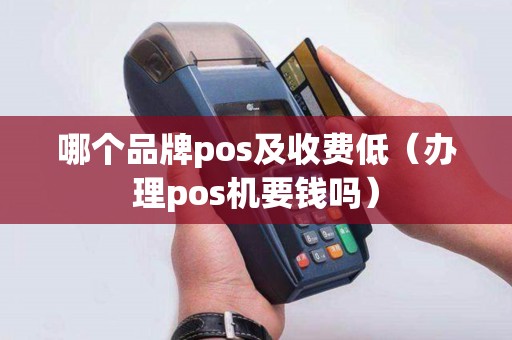 哪个品牌pos及收费低（办理pos机要钱吗）