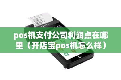 pos机支付公司利润点在哪里（开店宝pos机怎么样）