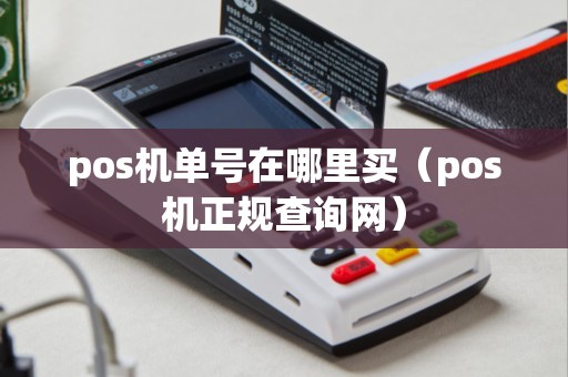 pos机单号在哪里买（pos机正规查询网）