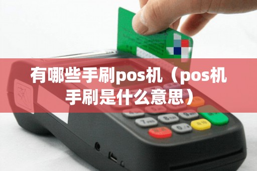 有哪些手刷pos机（pos机手刷是什么意思）