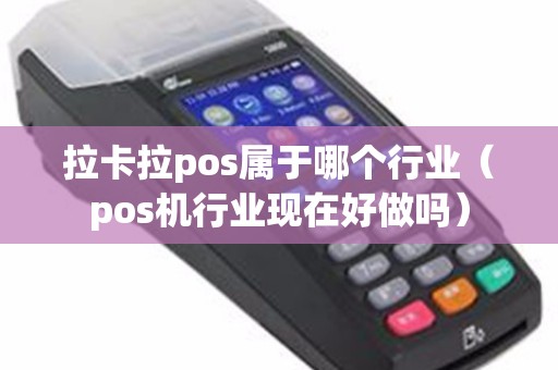 拉卡拉pos属于哪个行业（pos机行业现在好做吗）