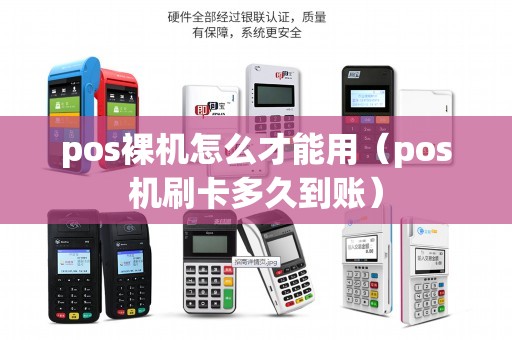 pos裸机怎么才能用（pos机刷卡多久到账）