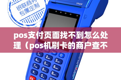 pos支付页面找不到怎么处理（pos机刷卡的商户查不到）