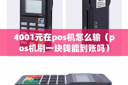4001元在pos机怎么输（pos机刷一块钱能到账吗）