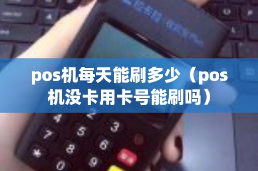 pos机每天能刷多少（pos机没卡用卡号能刷吗）