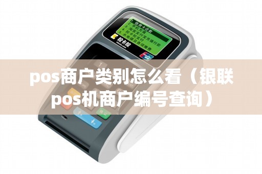 pos商户类别怎么看（银联pos机商户编号查询）