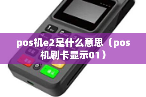 pos机e2是什么意思（pos机刷卡显示01）