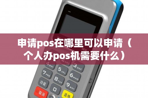 申请pos在哪里可以申请（个人办pos机需要什么）