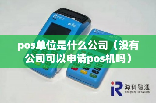 pos单位是什么公司（没有公司可以申请pos机吗）