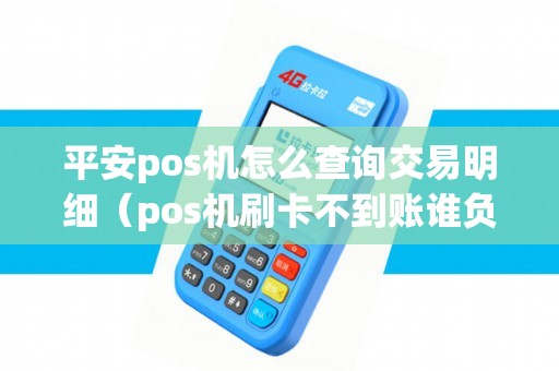 平安pos机怎么查询交易明细（pos机刷卡不到账谁负责）