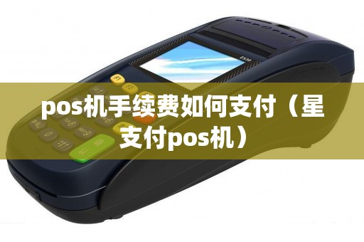 pos机手续费如何支付（星支付pos机）