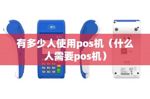 有多少人使用pos机（什么人需要pos机）