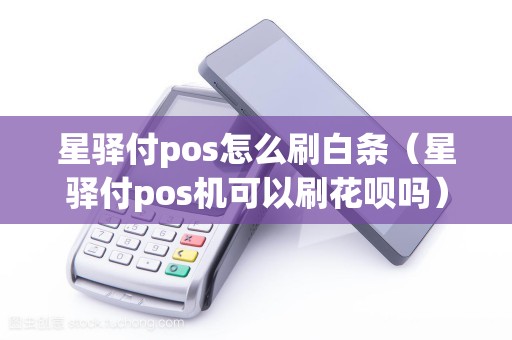 星驿付pos怎么刷白条（星驿付pos机可以刷花呗吗）