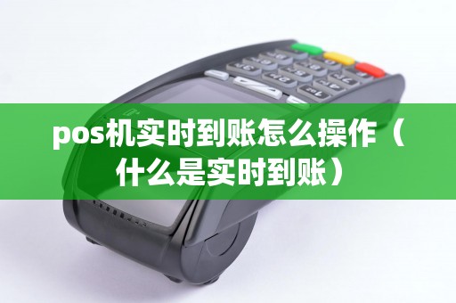 pos机实时到账怎么操作（什么是实时到账）