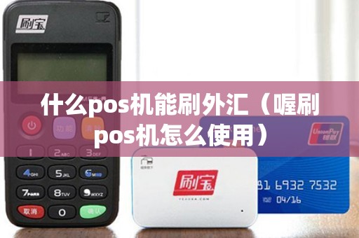 什么pos机能刷外汇（喔刷pos机怎么使用）