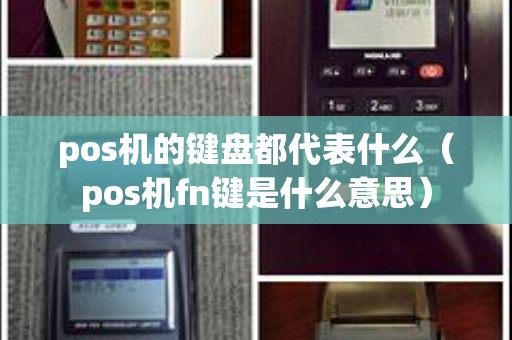 pos机的键盘都代表什么（pos机fn键是什么意思）