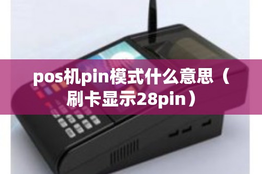 pos机pin模式什么意思（刷卡显示28pin）