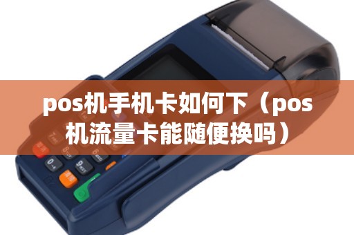 pos机手机卡如何下（pos机流量卡能随便换吗）
