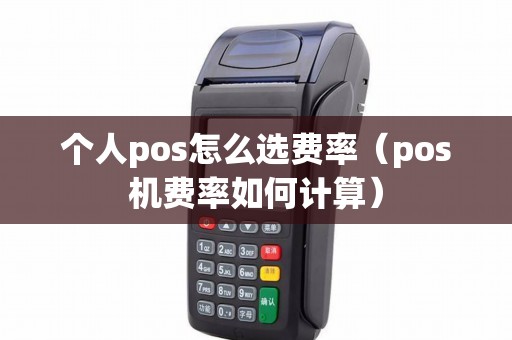 个人pos怎么选费率（pos机费率如何计算）