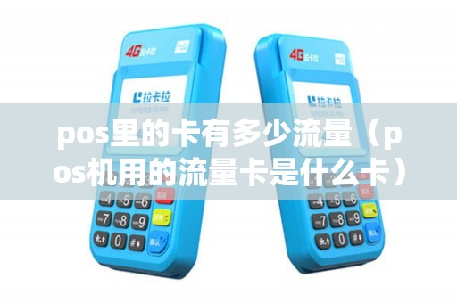 pos里的卡有多少流量（pos机用的流量卡是什么卡）
