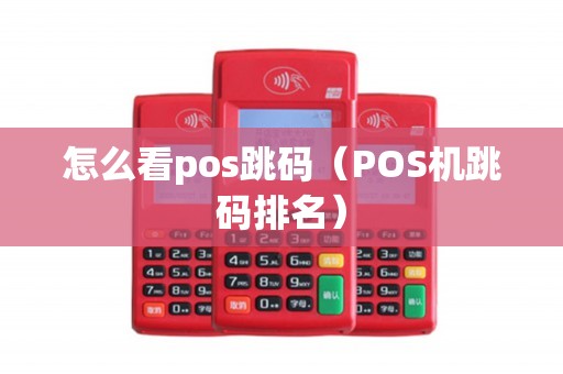 怎么看pos跳码（POS机跳码排名）