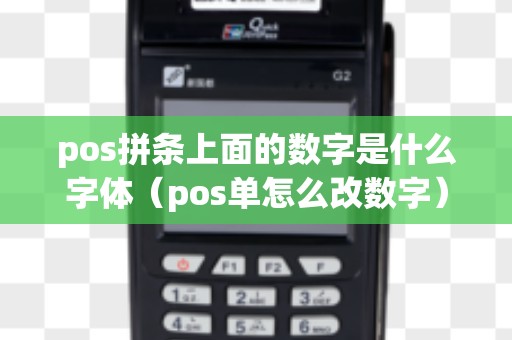 pos拼条上面的数字是什么字体（pos单怎么改数字）