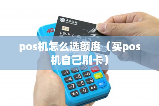 pos机怎么选额度（买pos机自己刷卡）